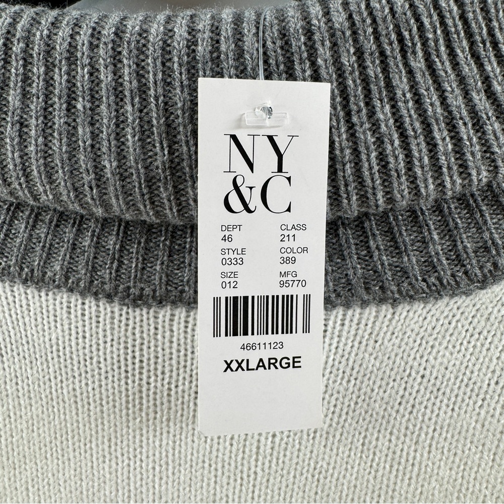 New York & Company Striped Turtleneck Sweater – Women’s XXL NWT - Picture 4 of 8